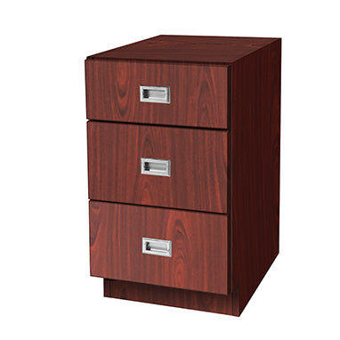 Desk Cabinet, Three-Drawer