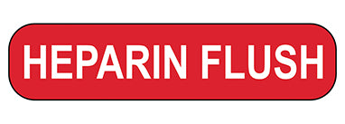 Heparin Flush Labels H-17573-13153