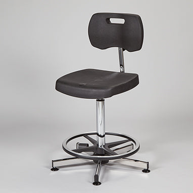 Kango High Polyurethane Seat Chair without Tilt with Footrest H-8423K-15188