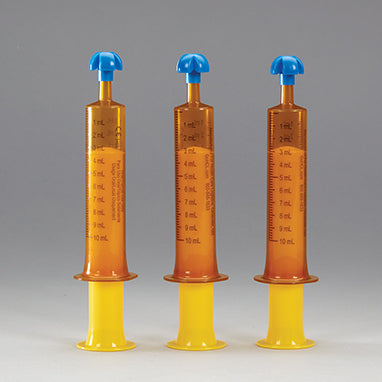 Comar Oral Dispensers with Tip Caps, 10mL - Amber