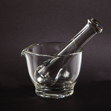 Flint Glass Mortar and Pestle Set, 4 oz. H-3073-17411
