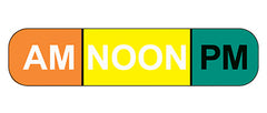 AM NOON PM Labels H-2210-13432