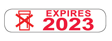 Expires 2023 Labels H-2323-13111