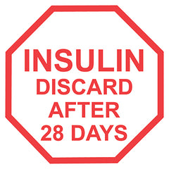 Insulin Discard After 28 Days Vinyl Labels H-17866-13095