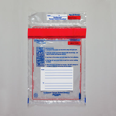 Void Security Transport Bags, 9 x 12, Clear H-7582-13371