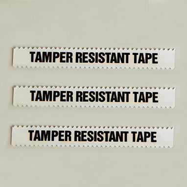 Tamper Resistant Tape, Clear, 108'L x 1/2"H H-8002-14626