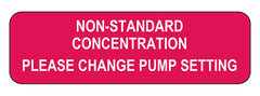 Non-Standard Concentration Labels H-17862-13161