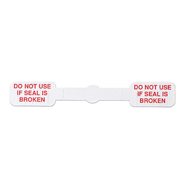 Tamper-Evident Seals, Do Not Use If Seal Is Broken, Paper, 3-3/8" H-8001-17228