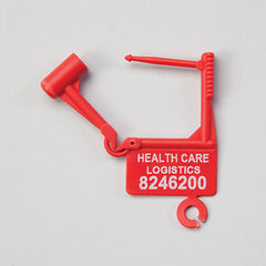 Padlock Seals, Consecutively Numbered, Red, Pack H-7901-14618