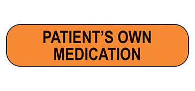 Patient's Own Medication Labels H-17624-15213