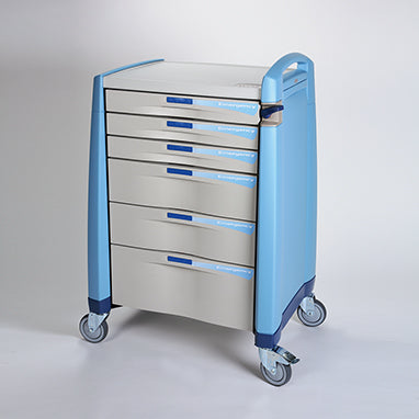 Avalo Emergency Cart, Blue H-11472-17091