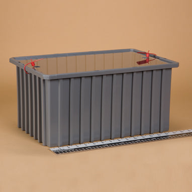 Divider Box with Security Seal Holes, 16.5x6x11