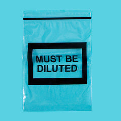 Must Be Diluted Bags, 4 x 6 H-9523-13707