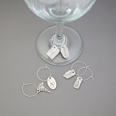 Medical Wine Charms Set H-G259-12884