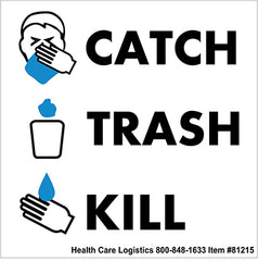 Catch Trash Kill Magnet, 5 x 5 H-81215-16330