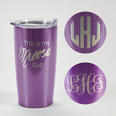 Himalayan Tumbler, Purple, Nurse, Personalized H-N232P-12814