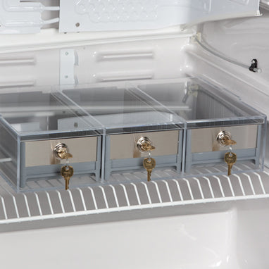 Stackable Refrigerator Cassette, 3-Drawer, Key Lock H-18538C-14251