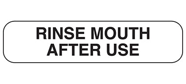 Rinse Mouth After Use Labels H-2084-16006