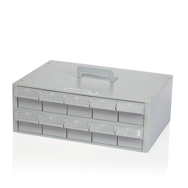 Waterloo Cassette w/Ten Bins, 16x6x13 H-1341-15980