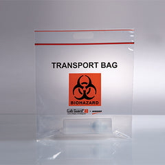Biohazard Transport Bags, 12-3/4 x 12 x 6 H-18359-13363