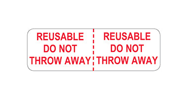 Reusable Do Not Throw Away Labels H-7824-16158