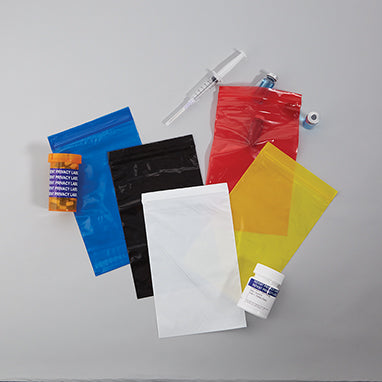 Colored Zippit Bags, 6 x 9