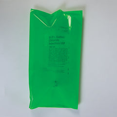 IV Covers, Green, 8 x 14, Slit at Sealed End H-7583-13964