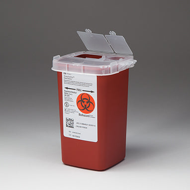 Sharps Container; 1-quart H-9604-01-12692