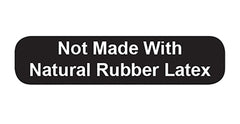 Not Made with Natural Rubber Latex Labels H-2982-14350