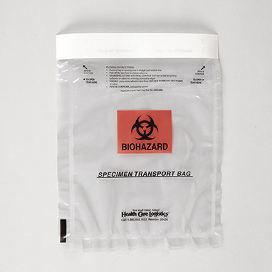 Biohazard Leakproof Bags, 6x9 H-20426-13368