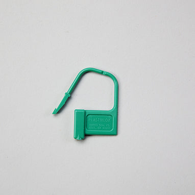 Heavy-Duty Padlock Seals, Unnumbered, Green H-7803-12384