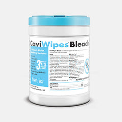 CaviWipes™ Bleach Surface Disinfectant Wipes, 6 x 10, Canister, Case H-20416-31-14628
