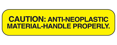 Caution Anti-Neoplastic Material Labels H-2136-14384