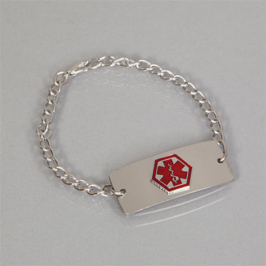 Emergency I.D. Bracelet, Medical, Personalized H-11250P-12153