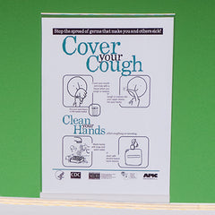 Sign Holder for Respiratory Hygiene Station H-17778-15636