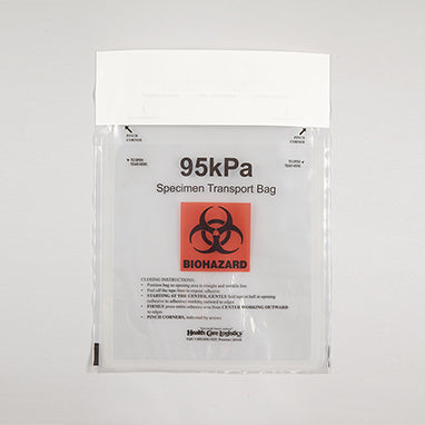 Biohazard 95kPa Bags, 9 x 12 H-20428-13370