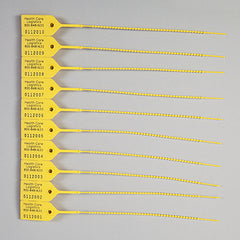 Pull-Tight Seals - Consecutively Numbered, Yellow H-7813-12075