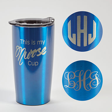 Himalayan Tumbler, Blue, Nurse, Personalized H-N231P-12812