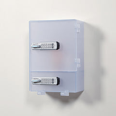 Double Door Locking Wall Cabinet, KEDL, Frosted H-20457-16428