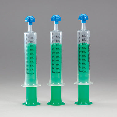 Comar Oral Dispensers with Tip Caps, 10mL - Clear