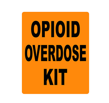 Opioid Overdose Kit Label, 3x5 H-19773-14555