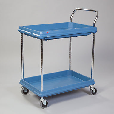 Metro Deep Ledge Utility Cart, 2-Shelf H-12700B-14714