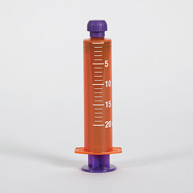 ENFit Syringes, 20mL Amber, Case H-20310-50-14298