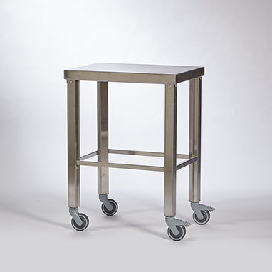 Stainless Steel Mobile Table, 26"W H-19102-15586