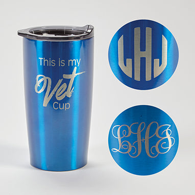 Himalayan Tumbler, Blue, Vet, Personalized H-V218P-12869