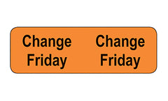 Tube Change Labels/Friday H-2895-13177