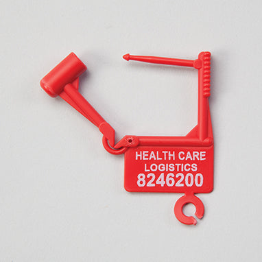 Padlock Seals, Consecutively Numbered, Red, Case H-7901-31-16974