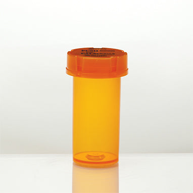 Friendly and Safe Vials with Child-Resistant Caps Attached, 13 Dram H-572633-16114