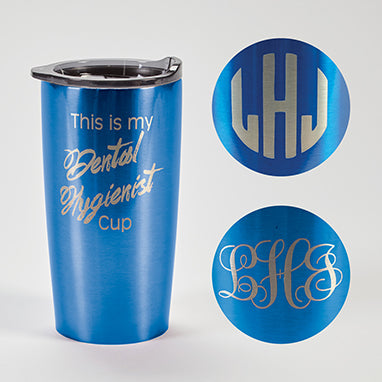 Himalayan Tumbler, Blue, Dental Hygienist, Personalized H-D217P-12874