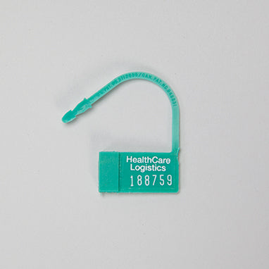 Heavy-Duty Nylon Padlock Seals, Numbered, Green H-7686-12070